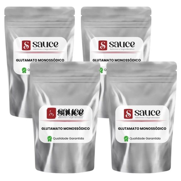 Kit Glutamato Monossódico - 4 pct - 1 Kg cada