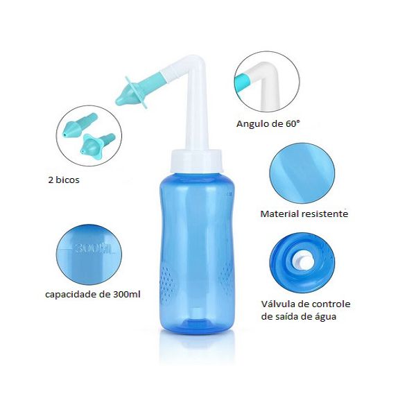 HIGIENIZADOR NASAL 300ML - SUPERMEDY