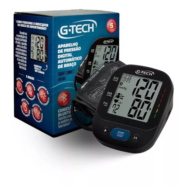 Aparelho Medidor Pressão Smart Bluetooth Gtech La850