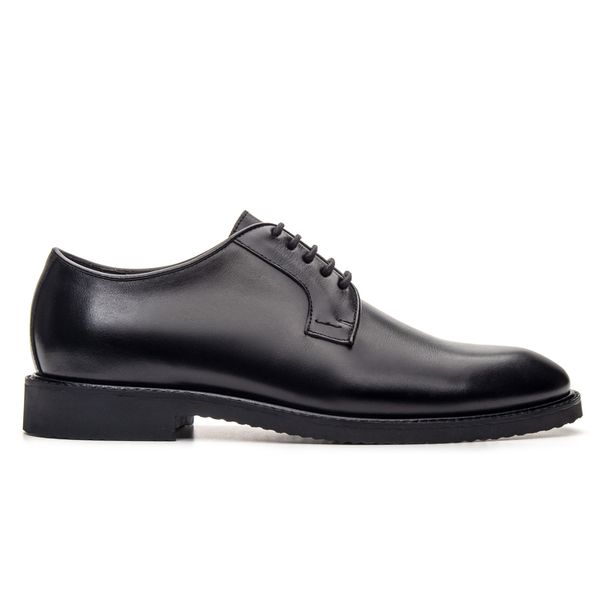 Sapato Social Derby Masculino em Couro Premium Preto