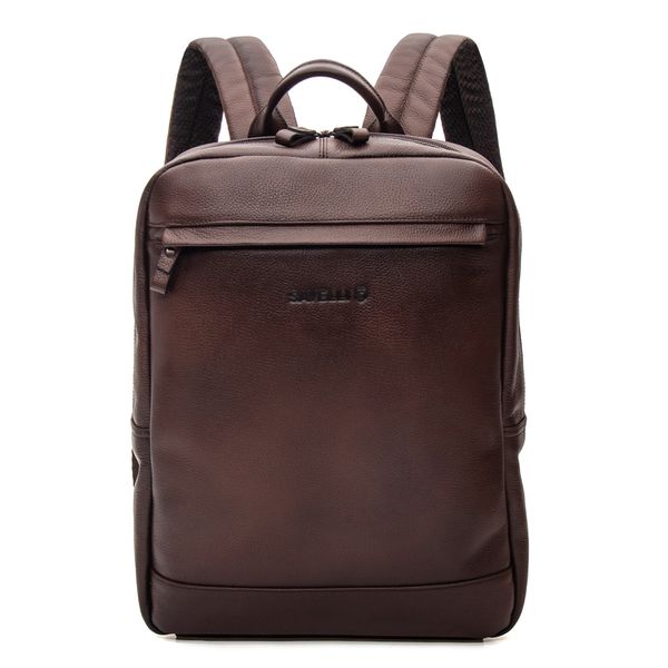 Mochila Em Couro Cabernet Conhaque Savelli