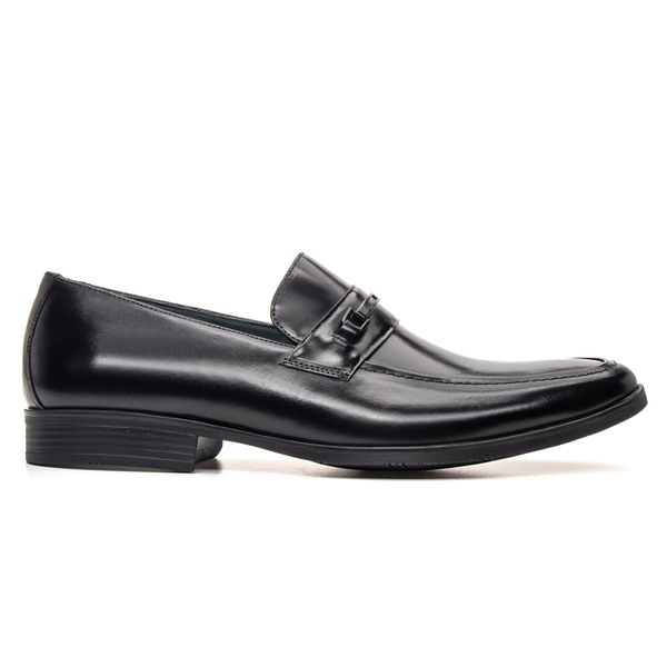Sapato Masculino Loafer em Couro Preto Savelli