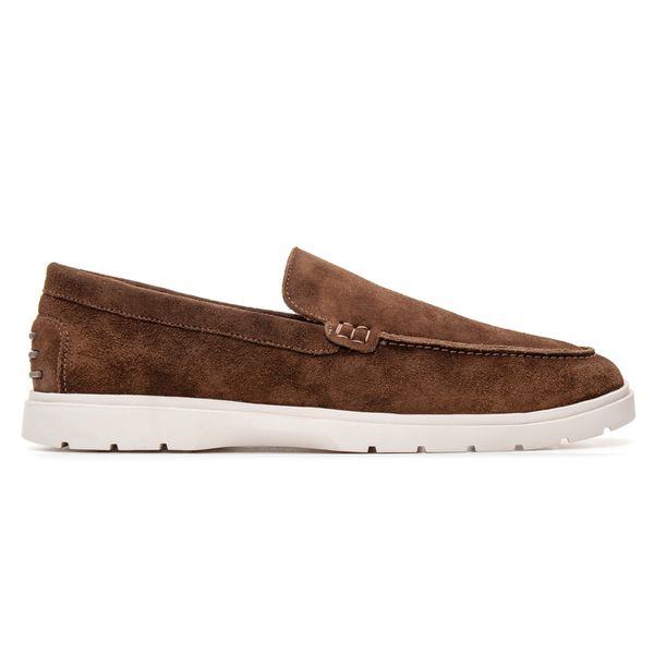 Mocassim Masculino Veneto em Couro Capuccino Savelli