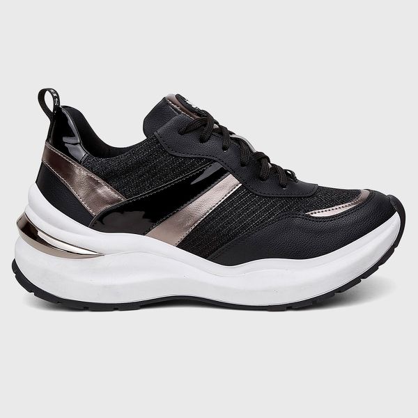 TENIS SNEAKER LYZ Preto Onix