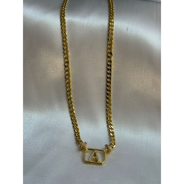 Colar Feminino Inicial A