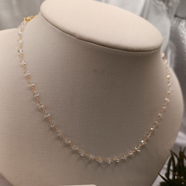 Choker Pedra Cristal