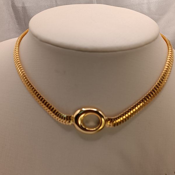 Choker Fio Telado Círculo