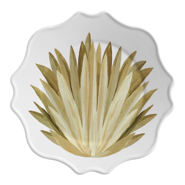 Sousplat 1 Folhas Agua De Coco