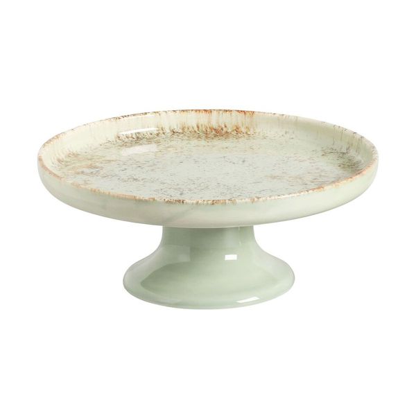 Porta Torta Com Pé Verde Aspen Scalla