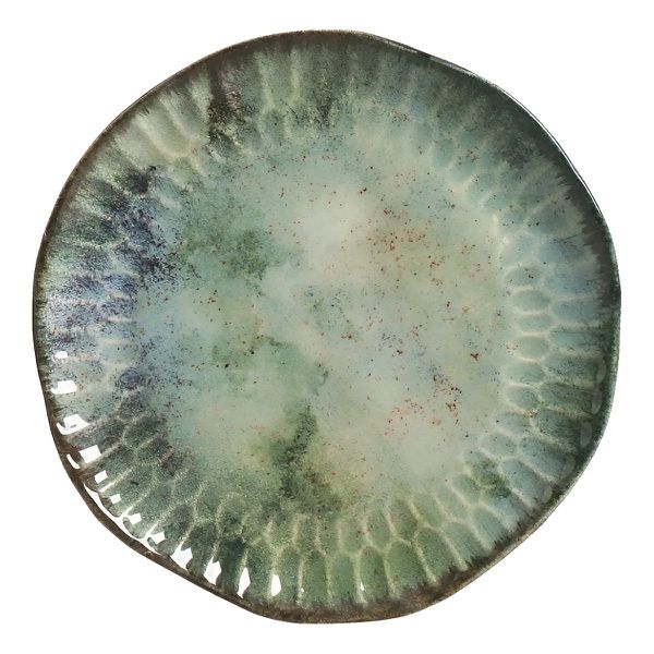 Conjunto 6 Pratos Sobremesa Oreon Green 20cm Scalla