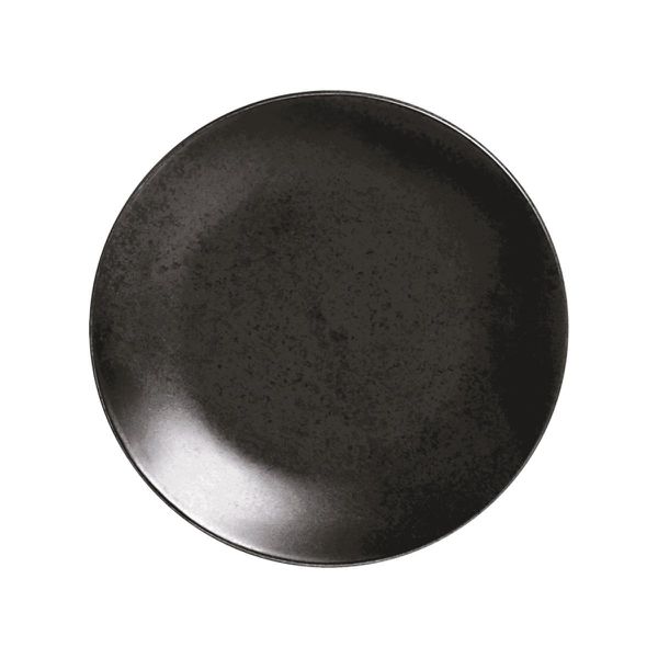 Conjunto 6 Pratos Sobremesa Ø20cm Stone Black Scalla