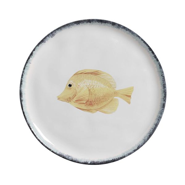 Conjunto 6 Prato Raso Ø27cm Liso Atlântica Scalla