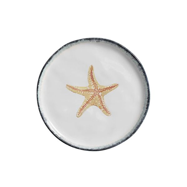 Conjunto 6 Prato Sobremesa Estrela Atlântica Scalla