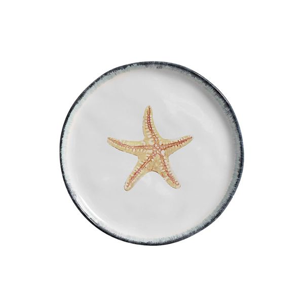 Conjunto 6 Prato Sobremesa Estrela Atlântica Scalla