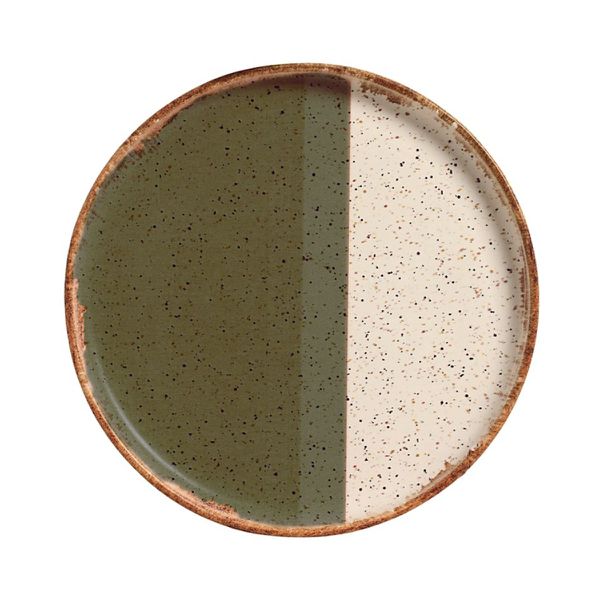 Conjunto 6 Pratos Raso 27cm Colors Verde Cerâmica Scalla