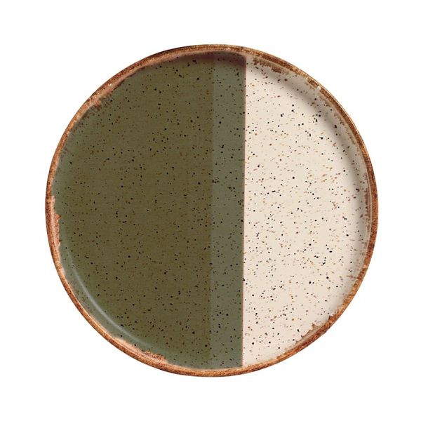 Conjunto 6 Pratos Raso 27cm Colors Verde Cerâmica Scalla