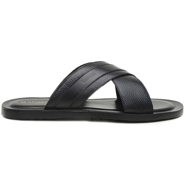 Sandália Leather Cliff Preto