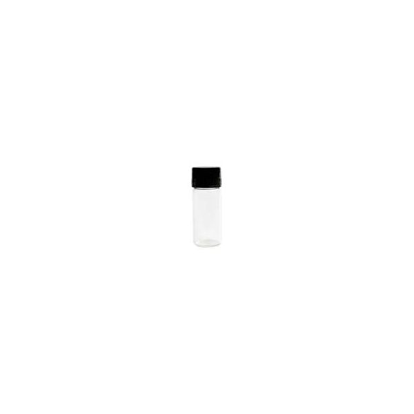 FRASCO TUBULAR CLARO COM TAMPA E BATOQUE 15ML