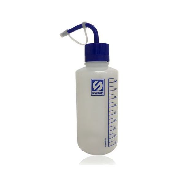 PISSETA PE GRADUADA 500ML TAMPA AZUL
