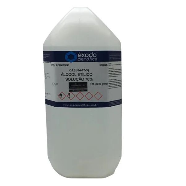 ÁLCOOL ETÍLICO SOL.70% 5L