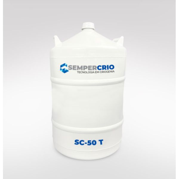 BOTIJÃO CRIOGÊNICO PARA TRANSPORTE 50L