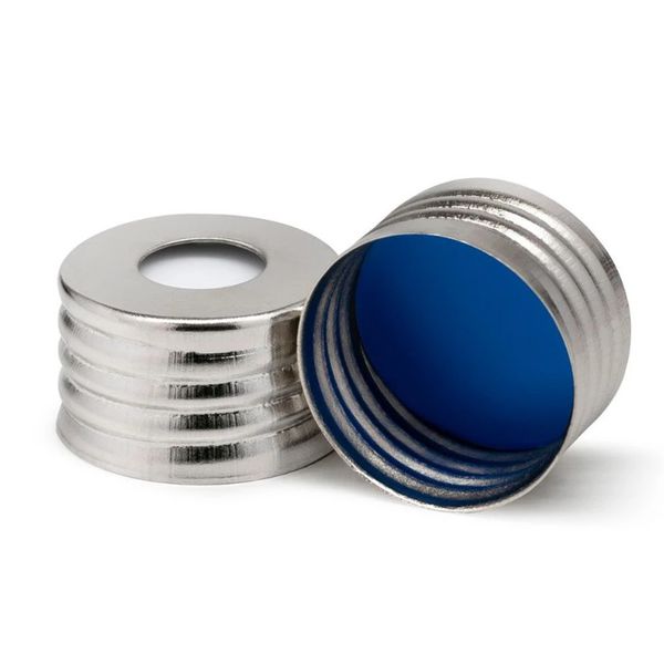 TAMPA ROSCA DE METAL 18MM MAGNETICA SEPTO DE SILICONE/PTFE 100UN