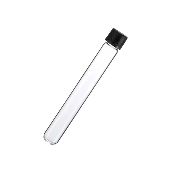 TUBO ENSAIO VIDRO NEUTRO 16X150MM 15ML COM TAMPA ROSCA