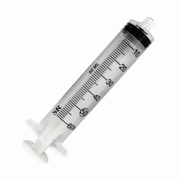 SERINGA DESCARTÁVEL SEM AGULHA LUER LOCK 60ML