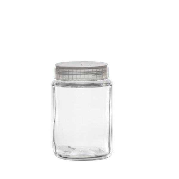 POTE DE VIDRO AUTOMÁTICO INCOLOR COM TAMPA E DISCO POLEXAN 100ML