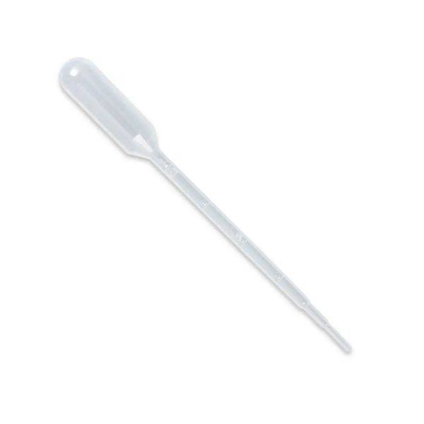 PIPETA PASTEUR PLAST 3ML ESTÉRIL 500 UNIDADES