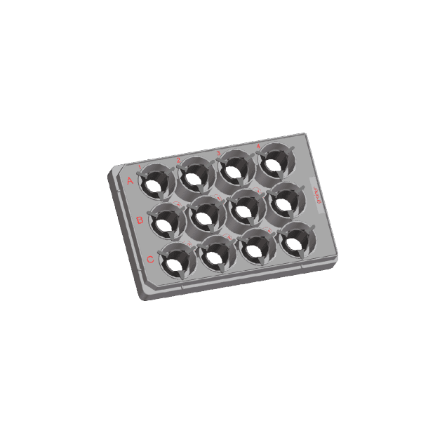 INSERTOS CULT CELULAR COM 12 POÇOS 0,4UM C/48UN