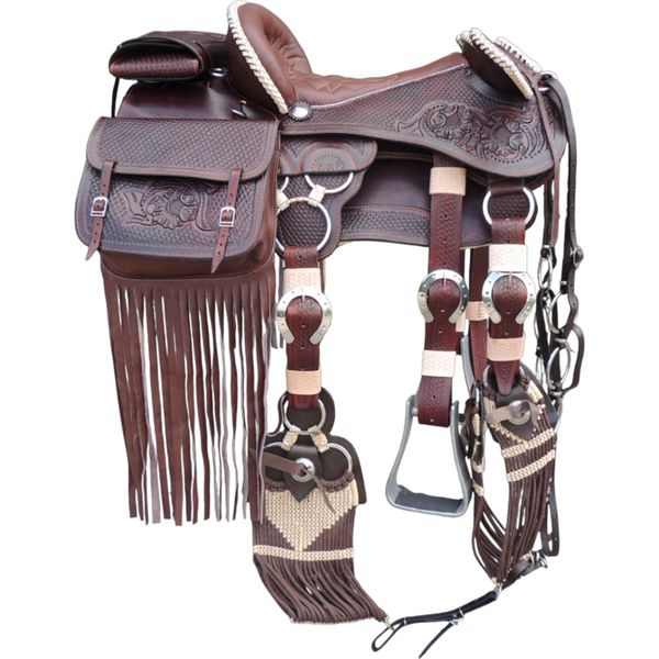 ARREIO MULADEIRO SUPERLUXO COMPLETO MARROM