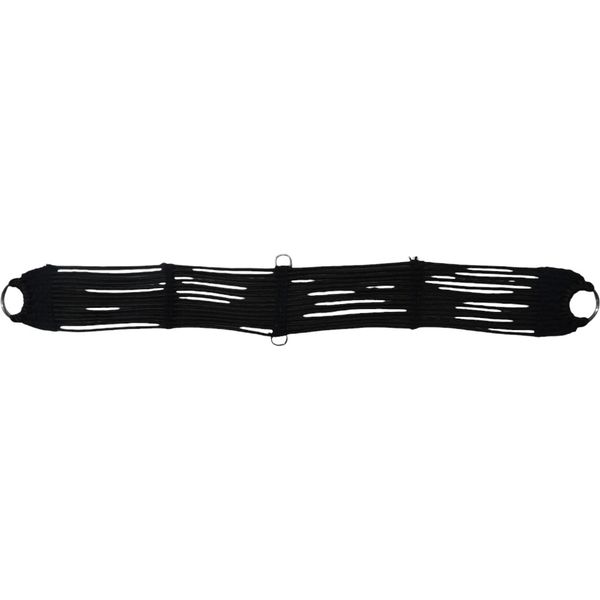 BARRIGUEIRA DE SEDA 14 FIOS INOX PRETO