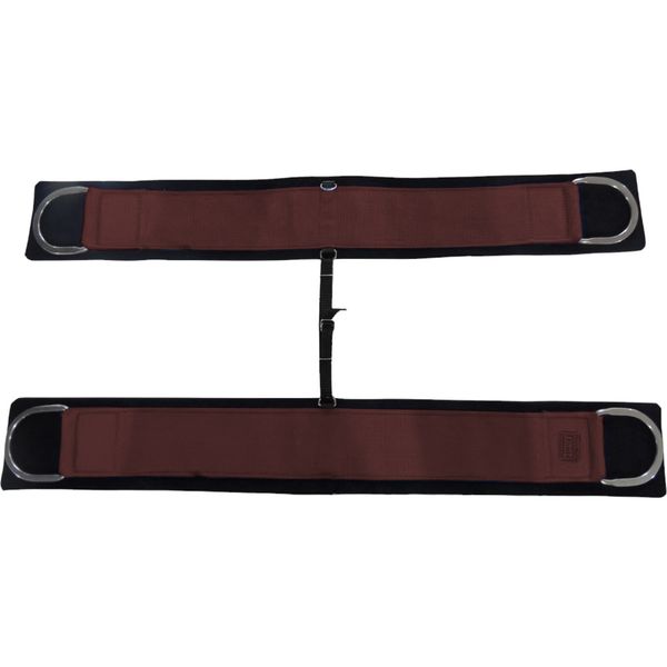 CONJ. BARRIG. E CILHA NEOPRENE C/ REFIL INOX MARROM
