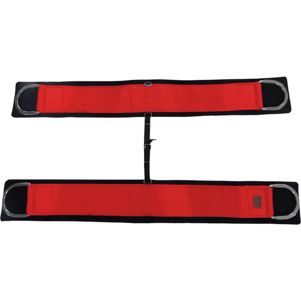 CONJ. BARRIG. E CILHA NEOPRENE C/ REFIL INOX VERMELHO