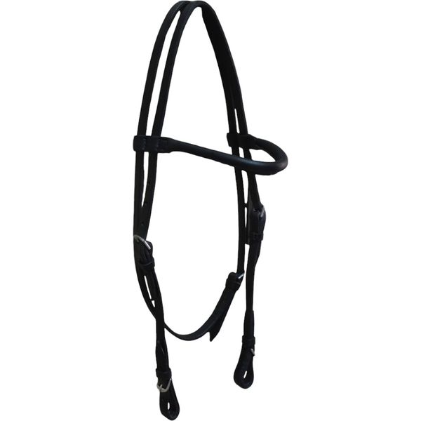 CABEÇADA BRIDÃO SIMPLES GB PRETO