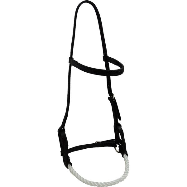 CABEÇADA DE DOMA SIDE PULL PRETO