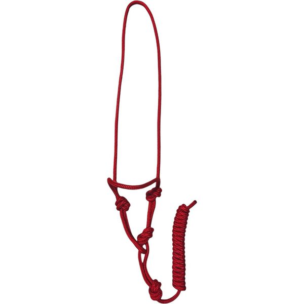 CABRESTO DE SEDA DE 3 E 4 NÓS VERMELHO