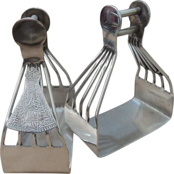 ESTRIBO NOSSA SENHORA LUXO INOX