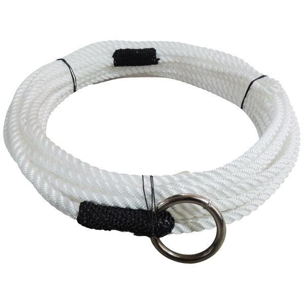 LAÇO DE CORDA TORCIDA 15MT BRANCO INOX