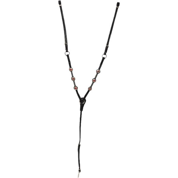 PEITORAL MANGALARGA 6 APLIQUES LB PRETO