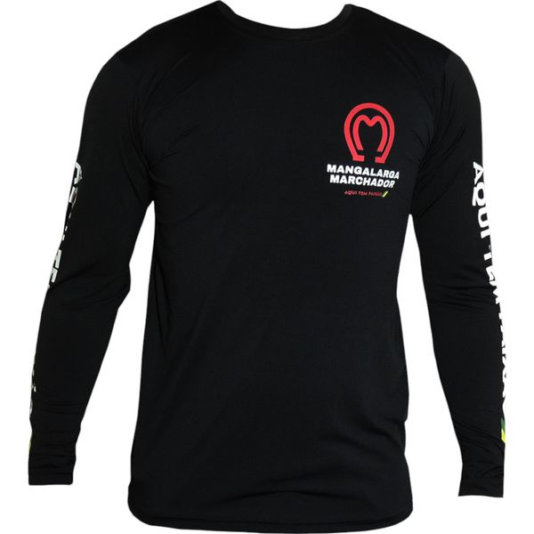 BLUSA TÉRMICA MANGA LONGA MASCULINA PRETA