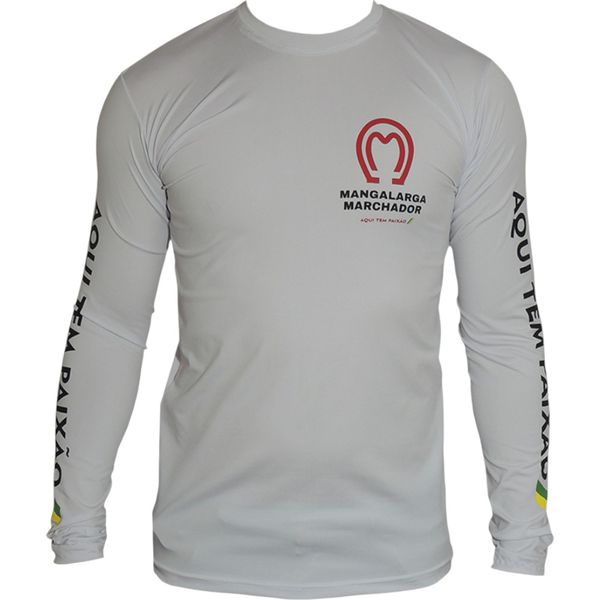 BLUSA TÉRMICA MANGA LONGA MASCULINA BRANCA