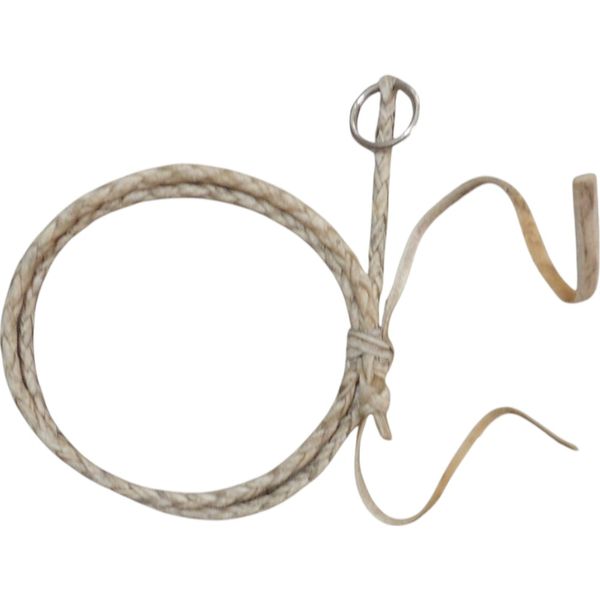 CHAVEIRO MINI LAÇO DE COURO CRU