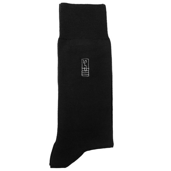 Meia Masculina Cano Longo Preta - 6355 001 6 550 - SERGIO`S