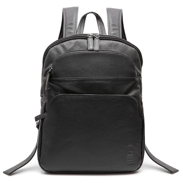 Mochila para Notebook em Couro Preto - 0328 9155 P... - SERGIO`S