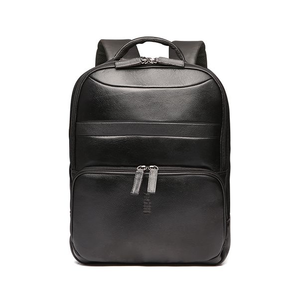 Mochila para Notebook em Couro Preto - 0039 SR33 P... - SERGIO`S