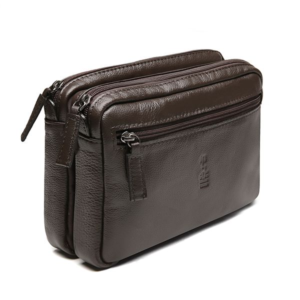 NECESSAIRE MASCULINA EM COURO MARROM - 0328 3177... - SERGIO`S