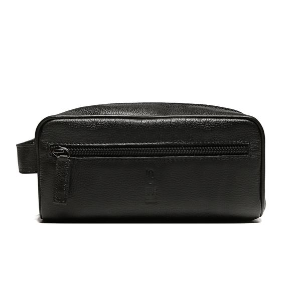 NECESSAIRE MASCULINA EM COURO PRETO - 0328 3006 M... - SERGIO`S