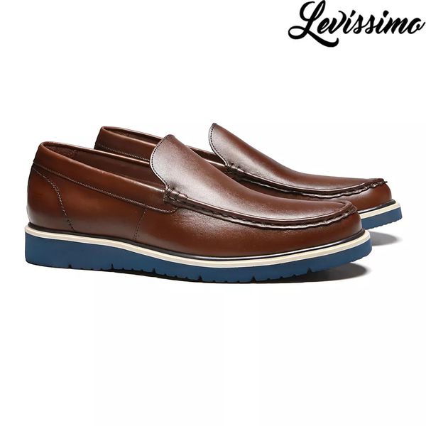 SAPATO MOCASSIM MASCULINO CASUAL EM COURO MARROM ... - SERGIO`S